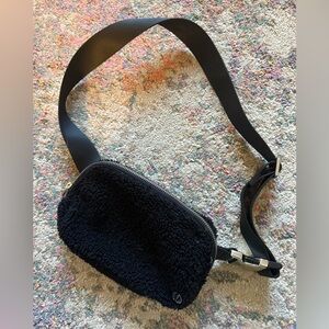 lululemon Sherpa Black Crossbody Bag